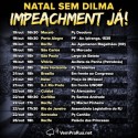 Hoje tem impeachment?