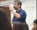 Professor, militante de esquerda, arma show em escola e caso viraliza na rede (Veja o vídeo)