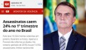 Se o número de assassinatos tivesse aumentado, os "especialistas" culpariam Bolsonaro
