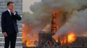Macron é o homem que não conseguiu impedir o fogo na Notre Dame