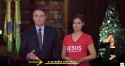 Em rede Nacional, Bolsonaro e Michelle exaltam o nome de Deus e mandam mensagem ao povo Brasileiro
