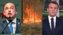 Macron emudece sobre queimadas na Austrália e Onyx Lorenzoni detona: “nunca se tratou de preservação ambiental, e sim de ideologia e mentiras”