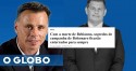 Carniceiro, Lauro Jardim de "O Globo" usa morte de Bebbiano para atacar Bolsonaro