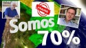 “Somos 70 por cento” é 100 por cento fraude! (veja o vídeo)