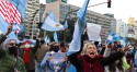 Argentinos protestam contra intervenção em exportadora. Prenúncio de venezuelização? (veja o vídeo)