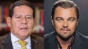 Para “calar a boca”, Mourão faz convite a Leonardo DiCaprio: Marchar 8 horas pela Amazônia