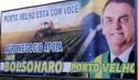 A carta para Bolsonaro no outdoor em Rondônia