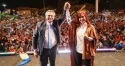Presidente da Argentina, Alberto Fernandez e sua vice Cristina Kirchner