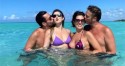 "Fique em casa" pra você e "Punta Cana" para mim: Porchat e Calabresa curtem férias no Caribe