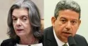 Fotomontagem: Cármen Lúcia e Arthur Lira (Reprodução)