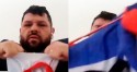 Ao vivo, Oswaldo Eustáquio rasga camisa de Che Guevara: “Nunca fui de esquerda” (veja o vídeo)