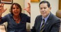 General Mourão "cala", de forma desmoralizante, deputada petista que tentou “mitar” nas redes