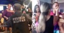 Mulher pira, ataca policiais e arruma confusão de bar em bar, em Cuiabá (veja o vídeo)