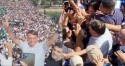 Em Marcha Para Jesus, Bolsonaro rompe cordão de isolamento e vai para os braços do povo (veja o vídeo)