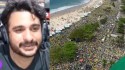 Multidão impressiona e jornalista esquerdista reclama de depressão diante do sucesso do 7 setembro (veja o vídeo)