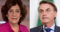 Miriam Leitão tenta "lacrar" e toma resposta 'na lata' de Bolsonaro