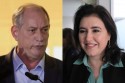 Inconformados, militantes de esquerda atacam Ciro Gomes e Simone Tebet