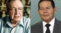 Com a "máscara" de Mourão no chão, declaração tenebrosa de Olavo sobre o General vem à tona (veja o vídeo)