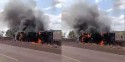 Na fronteira com a Guiana, caminhão do Exército explode e deixa militares feridos (veja o vídeo)