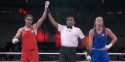 Boxeadora acusada de ser trans ganha mais uma e avança para a semifinal