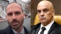 Destemido e fortalecido com a posse de Trump, Eduardo Bolsonaro manda dura resposta a Xandão (veja o vídeo)