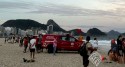Sumiço de jovem no mar de Copacabana horas antes de Show de Lady Gaga mobiliza bombeiros