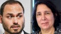 O recado de Carlos Bolsonaro para a oficial de Justiça que intimou o pai na UTI