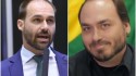 Moraes toma decisão que envolve Eduardo e Carlos Bolsonaro