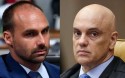 Moraes reconhece sua condição de “vítima”, mas mesmo assim apresenta voto no caso de Eduardo Bolsonaro