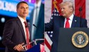 O 1º pedido de Flávio a Donald Trump