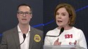 Gleisi “mente” em debate e acaba sendo severamente punida (veja o vídeo)