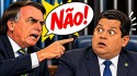 Bolsonaro diz “não” a Alcolumbre (veja o vídeo)