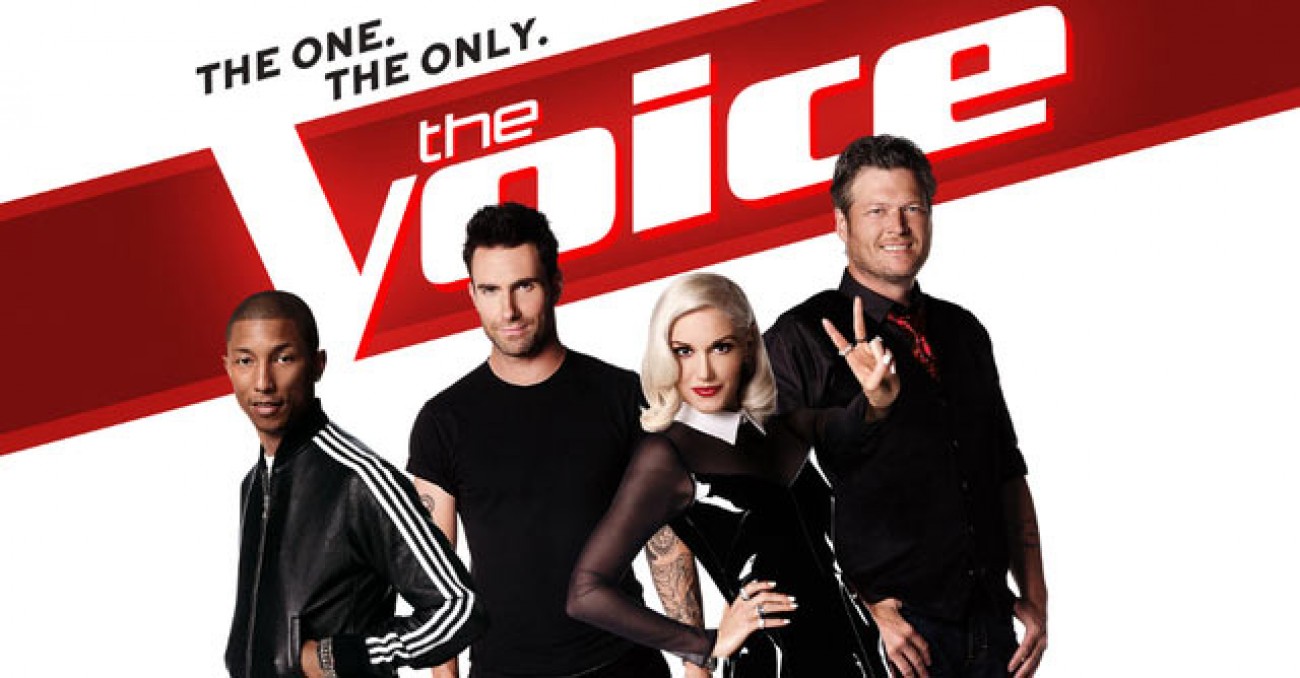 The Voice USA Show de talentos e de Moda.