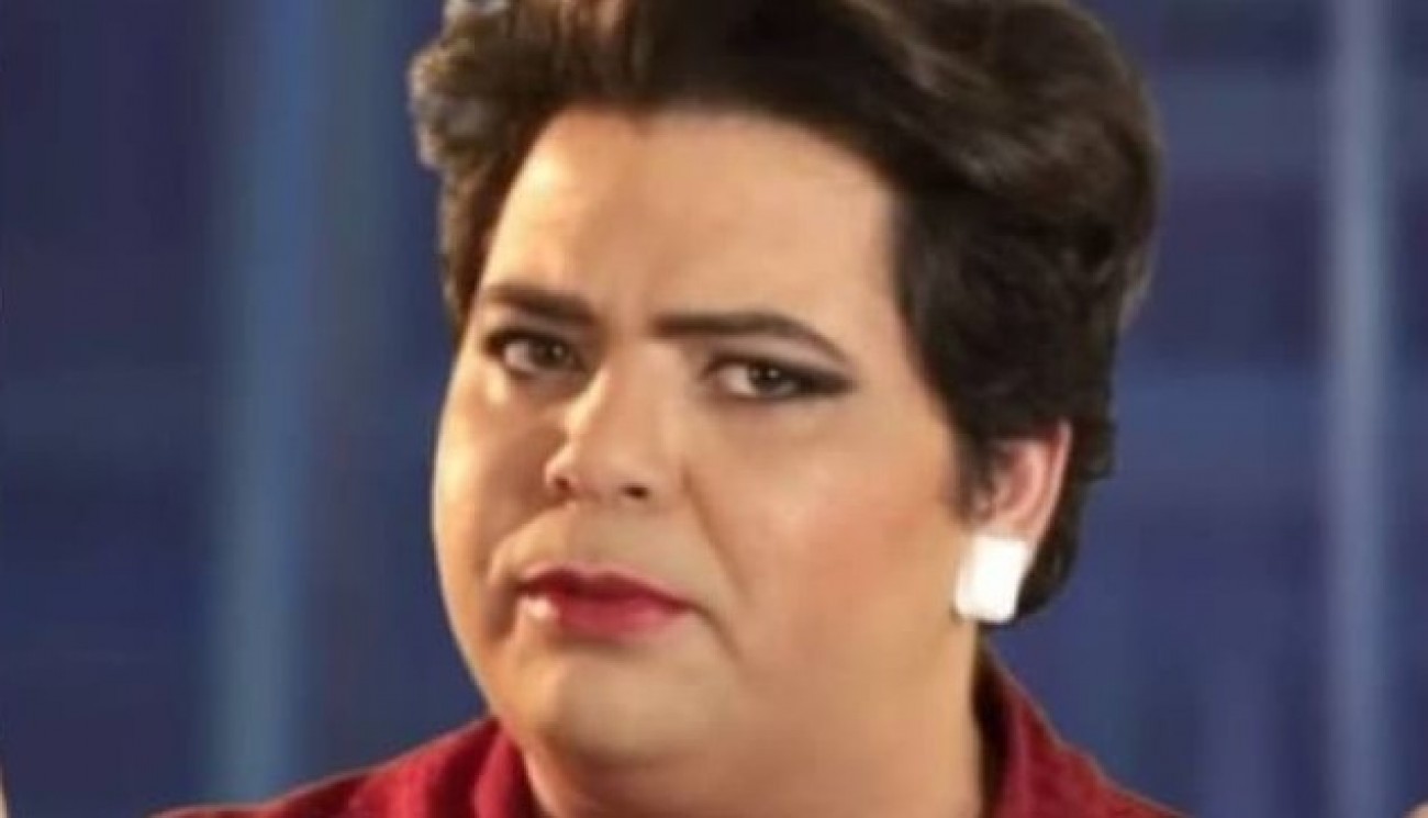The comedian PT who impersonates Dilma is unmasked by the police
