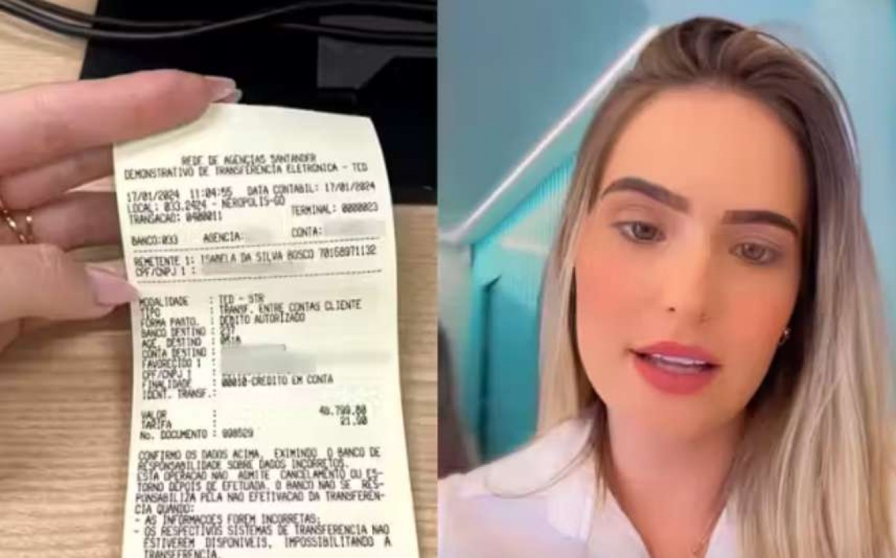 Mulher de 28 anos recebe PIX de 48 mil por engano e devolve o dinheiro