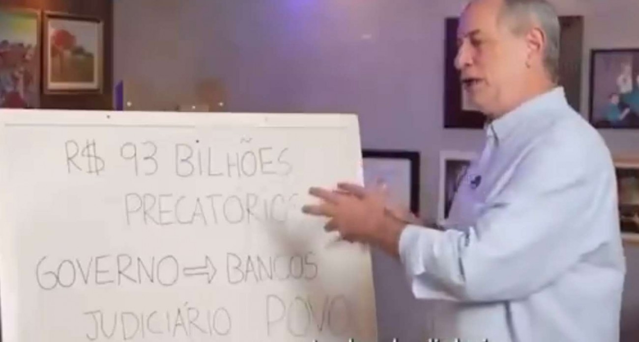 Ciro Gomes reafirma e explica esc ndalo dos precat rios e d o