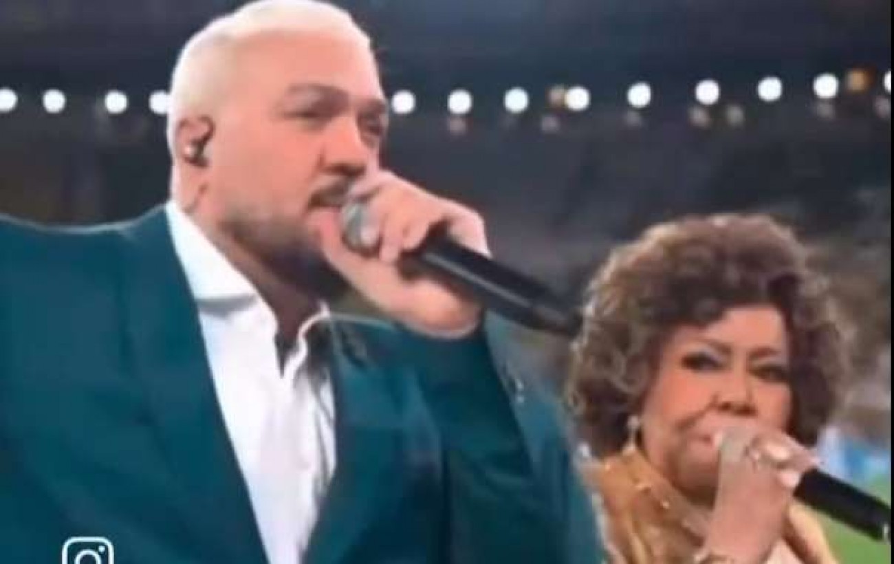 Cover image for Performance do Hino Nacional por Alcione e Belo gera críticas nas redes sociais