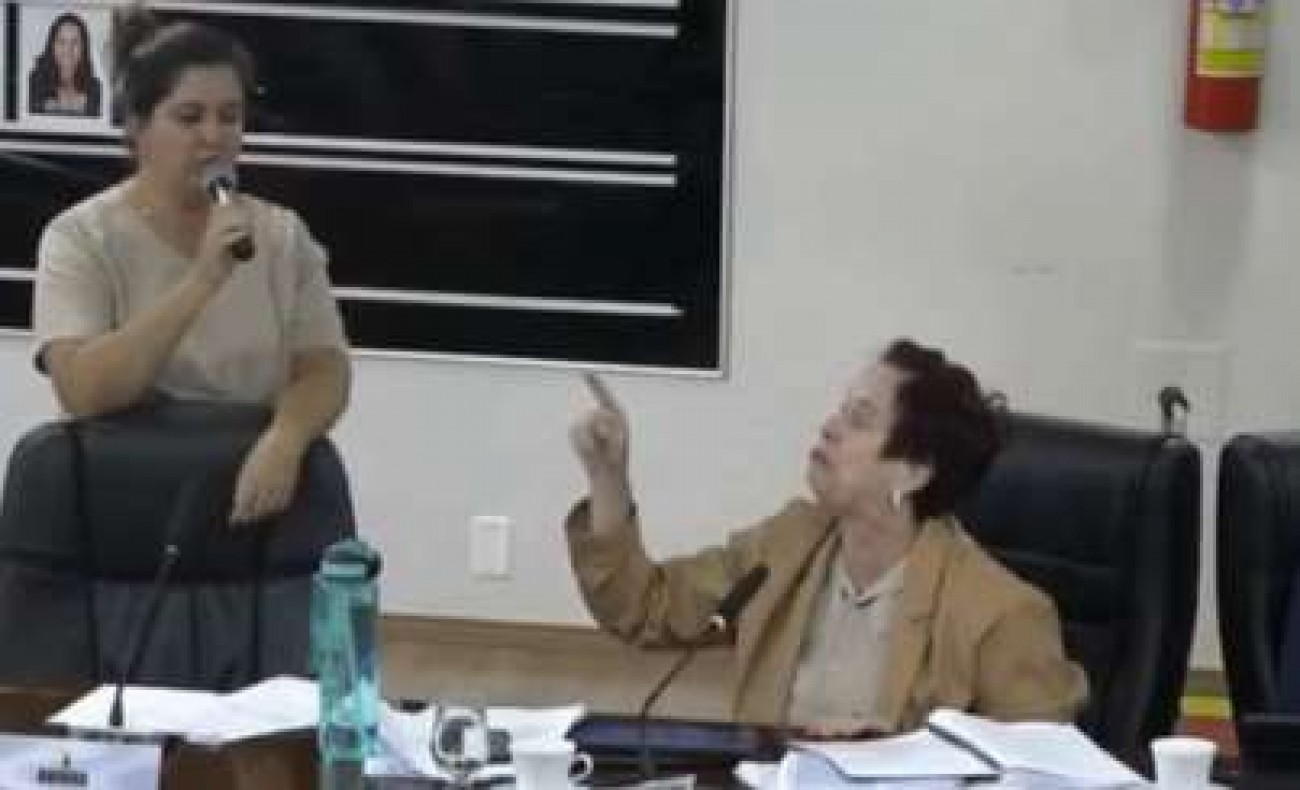 Parlamentar se enfurece e joga microfone em servidora durante sessão (veja o vídeo)
