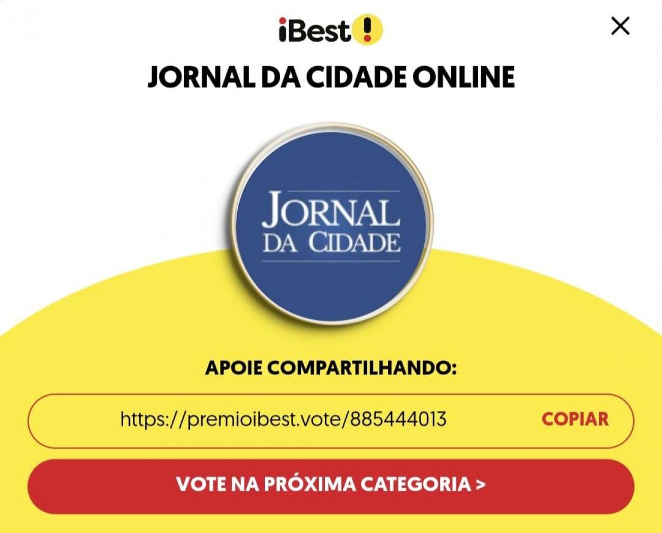 Jornal da Cidade Online participa do Prêmio iBest 2026