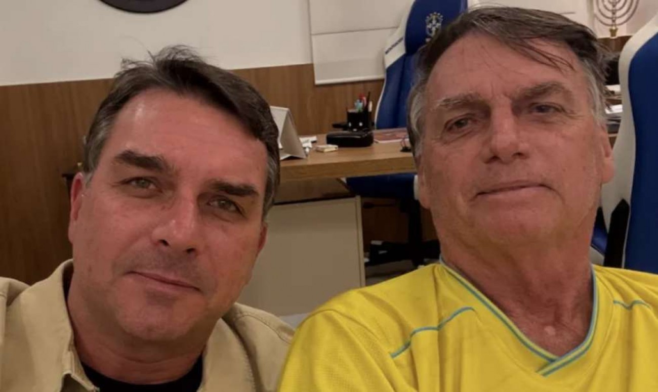Leia a emocionante carta de Flávio Bolsonaro a seu pai