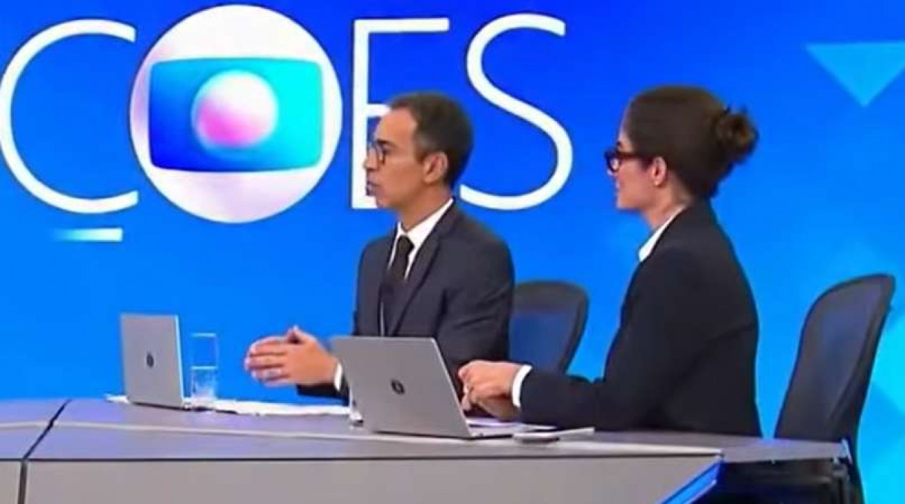 Em poucos instantes, Flávio será sabatinado no Jornal Nacional