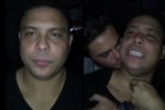 Ronaldo e o polêmico vídeo onde é mordido, beijado e chama o outro homem de namorado