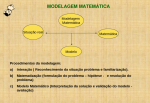 A Modelagem matemática como metodologia de ensino e aprendizagem