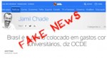 Fake News do UOL publicado neste sábado, é desmentido por matéria de 2017 da Folha, a dona do UOL
