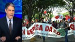 Com jogo de imagens e omissão de informações, Globo tenta fazer crescer os protestos da esquerda (Veja o Vídeo)