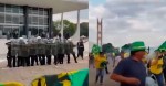 STF recepciona população com bombas de gás lacrimogêneo e balas de borracha (Veja o Vídeo)