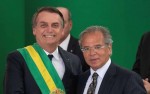 Em discurso frente a empresários, Bolsonaro reforça “apoio incondicional” ao ministro Paulo Guedes