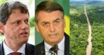 Tarcísio Freitas e Bolsonaro celebram conclusão da obra na BR-163: “Promessa cumprida”