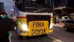 Mesmo com ameaça de prisão, povo fecha a Paulista, grita “Fora Dória” e desmoraliza o governador (veja o vídeo)