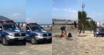 Famílias são expulsas da praia pela Guarda Municipal de Santos (veja o vídeo)